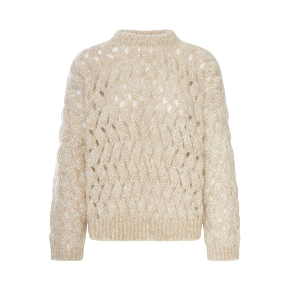 Brunello Cucinelli Women Dazzling Zigzag Cable Sweater